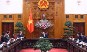 Thủ tướng Phạm Minh Chính tiếp Chủ tịch Công ty cho thuê tàu bay ALC