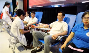Ngày hội 'Giọt hồng nhân ái' tại Tuyên Quang
