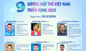 9 gương mặt trẻ Việt Nam triển vọng 2025