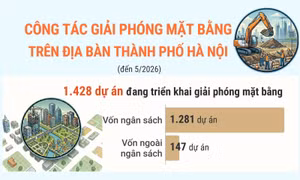 Hà Nội: Đẩy nhanh tiến độ giải phóng mặt bằng là nhiệm vụ trọng tâm, cấp bách