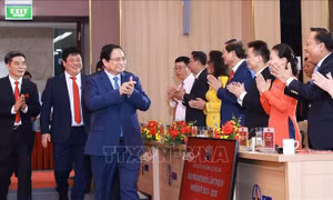 Thủ tướng Phạm Minh Chính dự Đại hội đại biểu Đảng bộ Tập đoàn Điện lực Việt Nam lần thứ IV