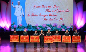 Bế mạc Liên hoan Tuyên truyền viên giỏi phụ nữ Quân đội năm 2019 khu vực phía Bắc