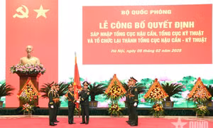 Bộ Quốc phòng: Sáp nhập Tổng cục Hậu cần và Tổng cục Kỹ thuật
