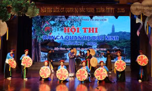 Sôi nổi Hội thi Dân ca Quan họ Bắc Ninh Xuân Ất Tỵ 2025