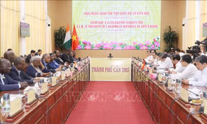 Cần Thơ mong muốn mở rộng giao thương nông sản - thủy sản với Bờ Biển Ngà