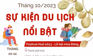Sự kiện du lịch nổi bật tháng 10/2023