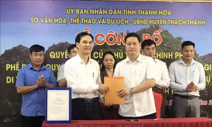 Phát huy giá trị di tích khảo cổ hang Con Moong và các di tích phụ cận