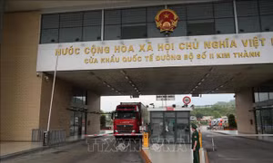 Kim ngạch xuất nhập khẩu hàng hóa qua cửa khẩu Lào Cai tăng 49%