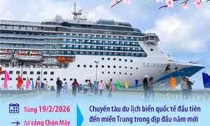 Thông tin về tàu du lịch quốc tế 'xông đất' đầu năm Bính Ngọ 2026