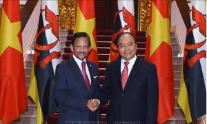 Thủ tướng Nguyễn Xuân Phúc hội kiến Quốc vương Brunei