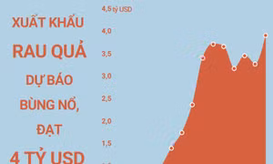Xuất khẩu rau quả dự báo bùng nổ, đạt 4 tỷ USD trong năm 2023