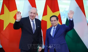 Thủ tướng Phạm Minh Chính hội kiến Tổng thống Hungary Sulyok Tamas