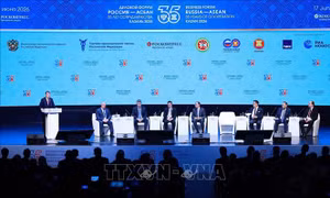 Thủ tướng Lê Minh Hưng phát biểu tại Diễn đàn Doanh nghiệp Nga - ASEAN