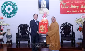 Ban Tôn giáo Chính phủ chúc Tết một số cơ sở tôn giáo tại TP Hồ Chí Minh