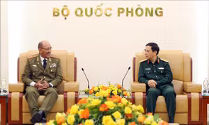 Hợp tác quốc phòng Việt Nam - Cuba không ngừng được củng cố, phát triển
