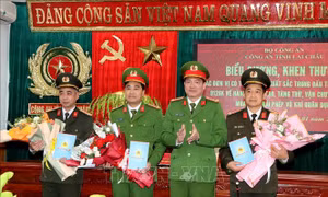 Biểu dương các đơn vị phá chuyên án liên quan đến vũ khí quân dụng