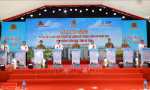Khởi công dự án nhà ở cho lực lượng Công an tại Hà Tĩnh