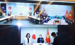 Thông báo kết quả Đại hội lần thứ XIII của Đảng ta tới Đảng Cộng sản Nhật Bản