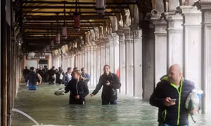 Thành Venice ngập gần như hoàn toàn trong nước sâu 1,5 mét