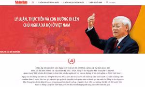 Báo Nhân Dân ra mắt trang thông tin đặc biệt về bài viết của Tổng Bí thư Nguyễn Phú Trọng