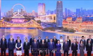 Thủ tướng dự chiêu đãi các trưởng đoàn tham dự SCO 2025