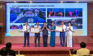 15 tập thể, cá nhân được trao Giải thưởng Đào Tấn 2022