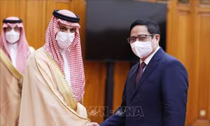 Thủ tướng Phạm Minh Chính tiếp Bộ trưởng Ngoại giao Saudi Arabia