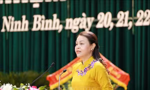 Đồng chí Nguyễn Thị Thu Hà được bầu tiếp tục giữ chức Bí thư Tỉnh ủy Ninh Bình
