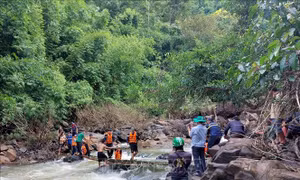 Tìm thấy thi thể nam sinh đuối nước ở suối Đắk R’tih