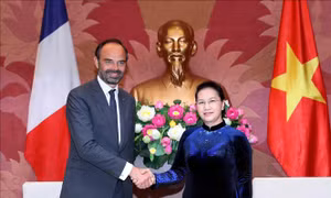 Chủ tịch Quốc hội Nguyễn Thị Kim Ngân tiếp Thủ tướng Cộng hòa Pháp Édouard Philippe