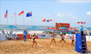 Khởi tranh Giải Bóng chuyền bãi biển nữ quốc tế năm 2026