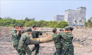 Xử lý an toàn quả bom nặng hơn 200kg
