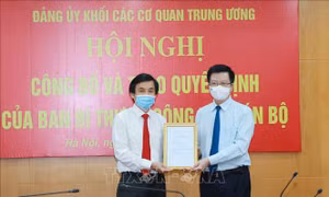 Đồng chí Nguyễn Quang Trường giữ chức Phó Bí thư Đảng ủy Khối các cơ quan Trung ương