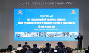 Hỗ trợ doanh nghiệp Việt tham gia sản xuất, lắp ráp ô tô, phát triển đường sắt
