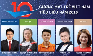 10 Gương mặt trẻ Việt Nam tiêu biểu năm 2019