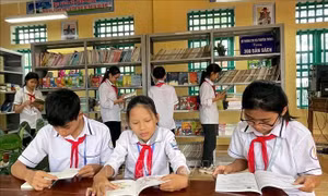 Xây dựng thư viện xanh, trường học thân thiện