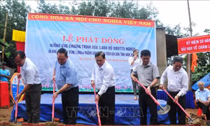 Phát động xây dựng 1.000 km đường giao thông nông thôn ở Bù Đăng, Bù Đốp