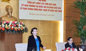 Tăng cường phối hợp giữa Ủy ban Thường vụ Quốc hội và Đoàn Chủ tịch Ủy ban Trung ương MTTQ