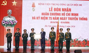Tổng Bí thư Tô Lâm dự Lễ Kỷ niệm 75 năm Ngày truyền thống của Bệnh viện 108
