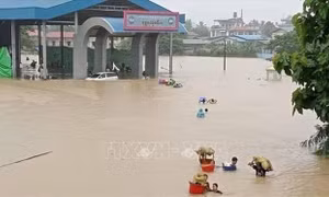 Myanmar cảnh báo lũ lụt do nước sông vượt quá mức nguy hiểm