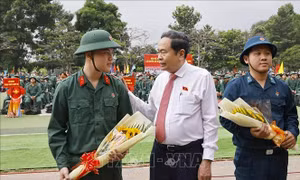 Chủ tịch Quốc hội dự Lễ giao, nhận quân năm 2026 tại TP Hồ Chí Minh