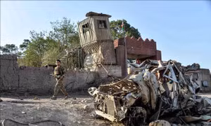 Đánh bom và đấu súng tại đồn cảnh sát ở Afghanistan
