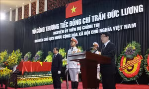 Cử hành trọng thể Lễ truy điệu nguyên Chủ tịch nước Trần Đức Lương