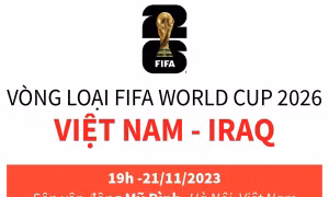 Vòng loại FIFA World Cup 2026: Việt Nam - Iraq