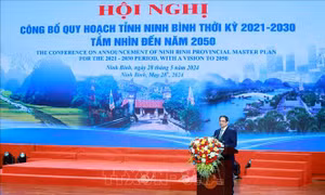 Thủ tướng Phạm Minh Chính dự Hội nghị công bố Quy hoạch tỉnh Ninh Bình