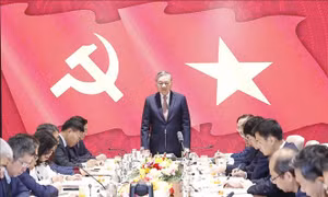 Tổng Bí thư làm việc với các Đại sứ, Trưởng cơ quan đại diện ngoại giao Việt Nam tại nước ngoài