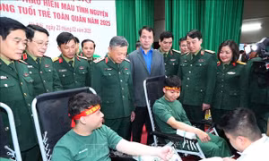 Phát động hiến máu tình nguyện trong tuổi trẻ toàn quân năm 2025