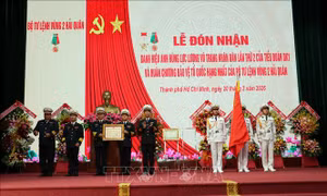 Tiểu đoàn DK1 Hải quân đón nhận danh hiệu Anh hùng lần thứ hai