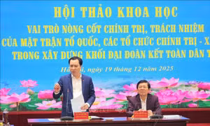 Phát huy vai trò nòng cốt chính trị của MTTQ trong xây dựng khối đại đoàn kết toàn dân tộc