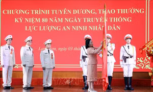 Tôn vinh chiến công của lực lượng An ninh nhân dân tỉnh Lạng Sơn